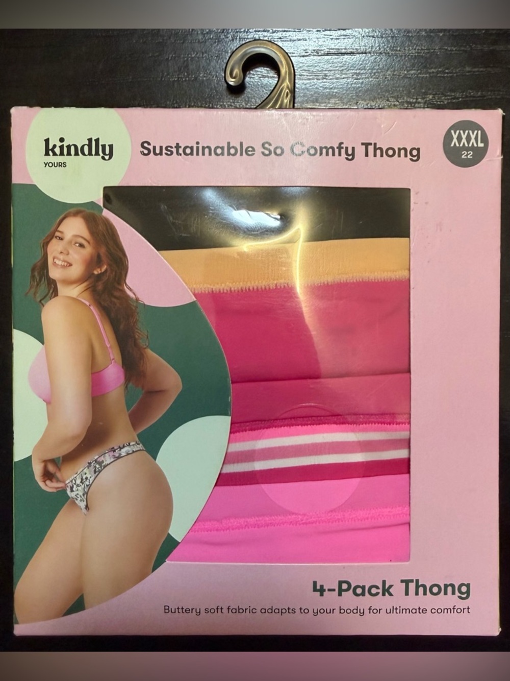 Sustainable So Comfy Thong - 4-Pack
